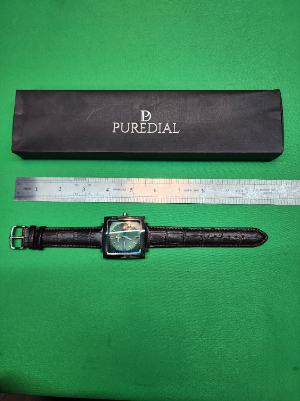 New - Men's Watch - Puredial The Square Legacy - Picture 3 of 7